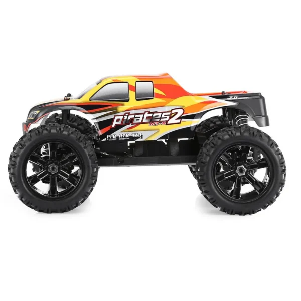 ZD Racing Two Battery 08427 1/8 120A 4WD Brushless RC Car Off-Road Truck RTR Model - Image 4