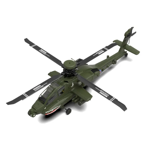 Eachine E250 AH-64 Apache 2.4G, 6CH, 3D, 6-Axis Gyro, Dual Brushless Motor, 1:32 Scale, Flybarless, Futaba S-FHSS Compatible. - Image 2