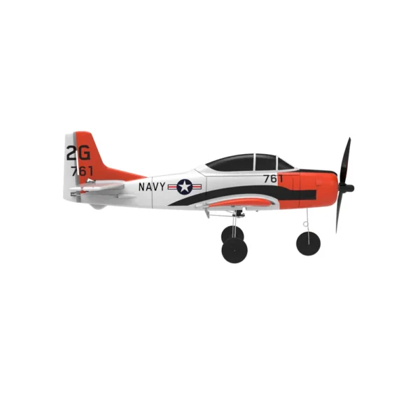 Eachine Mini T-28 Trojan 400mm, 2.4G, 6-Axis Gyro, RC Trainer, Fixed Wing, RTF Mode 2, One-Key Return, Beginner. - Image 5