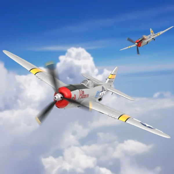 VolantexRC Mini P-47 Warbird EPP 400mm Wingspan 2.4G 4CH 6-Axis Gyro One Key Aerobatics XPilot - Image 2