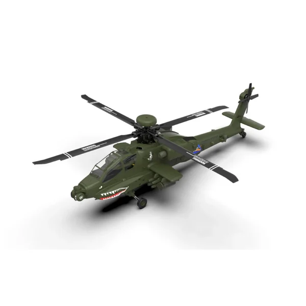 Eachine E250 AH-64 Apache 2.4G, 6CH, 3D, 6-Axis Gyro, Dual Brushless Motor, 1:32 Scale, Flybarless, Futaba S-FHSS Compatible. - Image 3