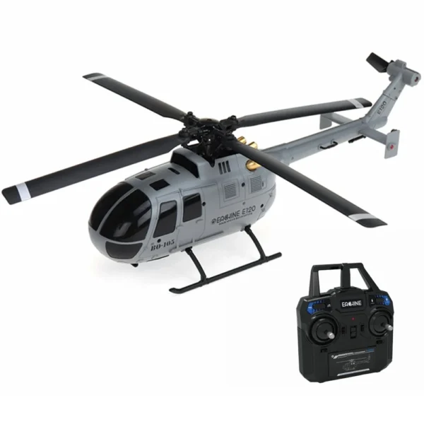 Eachine E120 RC Helicopter 2.4G 4CH, 6-Axis Gyro, Optical Flow Positioning, Flybarless Scale Drone for Kids