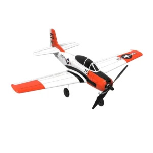 Eachine Mini T-28 Trojan 400mm, 2.4G, 6-Axis Gyro, RC Trainer, Fixed Wing, RTF Mode 2, One-Key Return, Beginner.