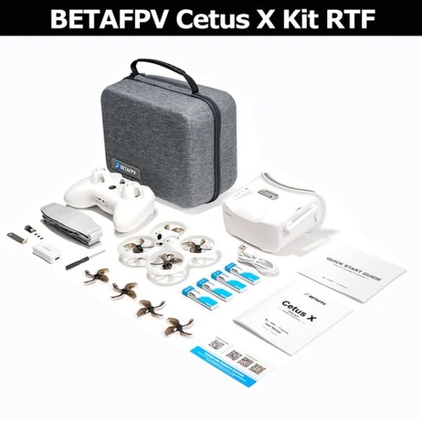 Cetus X RTF FPV Kit – 2S Brushless Quadcopter with LiteRadio 3 & VR03 Goggles for Beginners & Pros - Image 4
