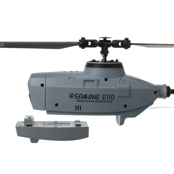 Eachine E110 RC Helicopter 2.4G, 6-Axis Gyro, 720P HD Camera, Optical Flow, Flybarless Scale Drone - Image 6
