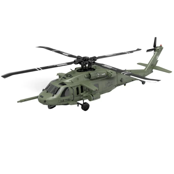 Eachine E200S UH-60 2.4G 6CH 6-Axis Gyro Dual Brushless Motor 1:47 Scale Flybarless RC Helicopter BNF / RTF - Image 2