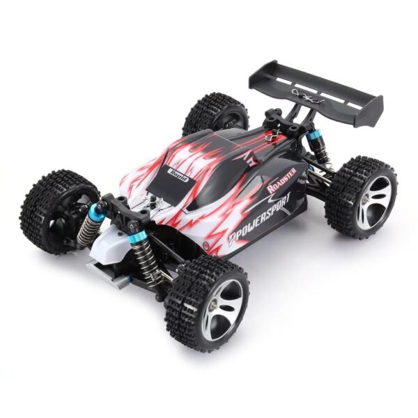 Wltoys A959 Red RC Car 1/18 2.4G 4WD Vehicles Models Off Road Truck RTR Toy