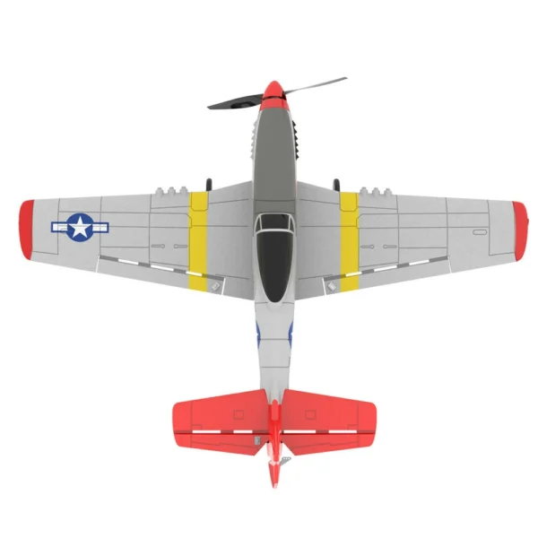 Eachine Mini Mustang P-51D V2 400mm, 2.4G, 6-Axis Gyro, RC Trainer, BNF/RTF, One-Key Return, DSM S-BUS Compatible. - Image 2