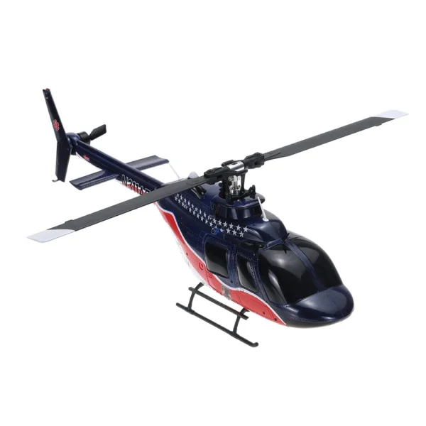 Eachine E186 1:27 Bell-206 Scale 2.4G 6CH Altitude Hold Optical Flow Positioning Dual Brushless Motor RC Helicopter - Image 4