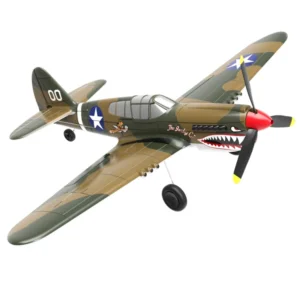 Eachine P-40 Fighter V2 400mm, 2.4GHz 4CH, EPP, 6-Axis Gyro, One-Key U-Turn, BNF/RTF, Beginner Trainer.