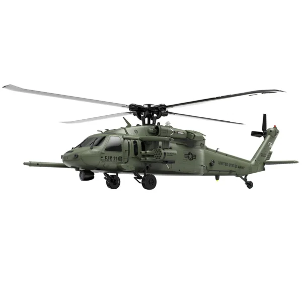 Eachine E200S UH-60 2.4G 6CH 6-Axis Gyro Dual Brushless Motor 1:47 Scale Flybarless RC Helicopter BNF / RTF - Image 3