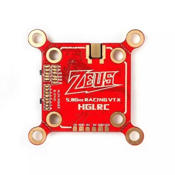 HGLRC Zeus VTX 20/30mm 800mW Switchable 5.8G 40CH Built-in Microphone 6-26V for RC FPV Racing Freestyle Drones 1