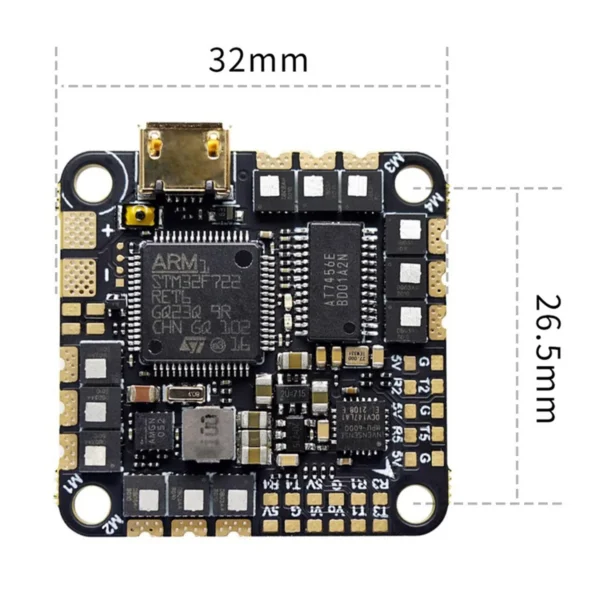 【Price Drop】F7-45A F722-45A AIO V2 Flight Controller for Advanced Drone Performance 1
