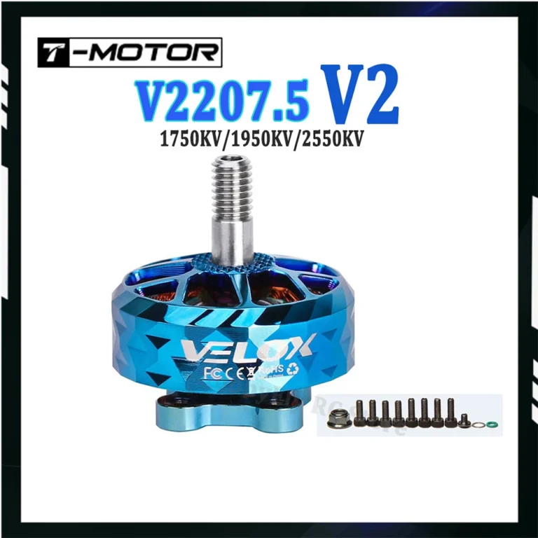 T-MOTOR VELOX VELOCE V2207.5 V2 2550KV 4S 1950KV 1750KV 6S Brushless Motor for RC FPV Racing Freestyle Drones Replacement Parts 1