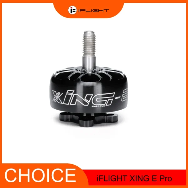 iFlight XING E Pro 2207 Brushless Motor – 6S/1800KV | 4S/2450/2750KV | 5in Prop Compatible for FPV Racing 1