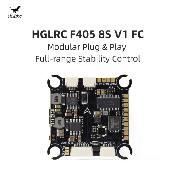 HGLRC F405 8S V1 Flight Controller for FPV Racing / Freestyle Drones 1