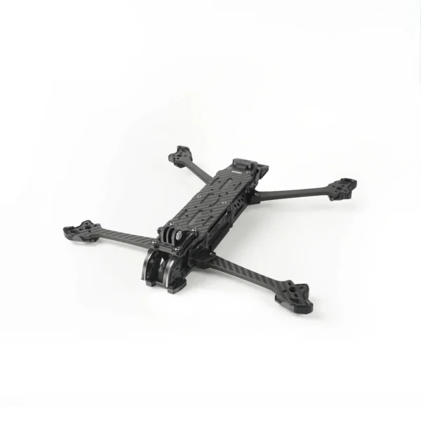 GEPRC MOZ7 Frame: 320mm Wheelbase, 6mm Arm, Dual Motor Mounts, Heat Sink, Compatible O3/Avatar for 7-7.5 4