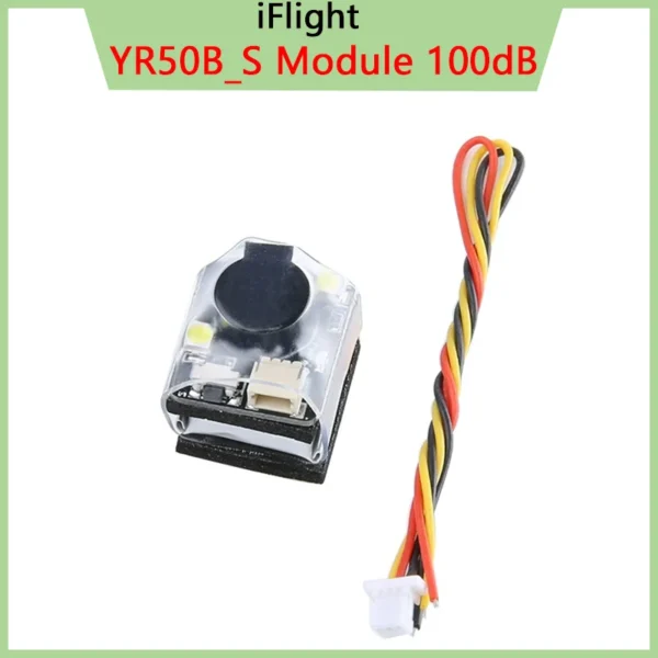 IFlight Fast Finder Buzzer YR50B_S Module 100dB BB Ring LED Light Alarm 100 Decibels Programmable BF F7 for RC FPV Quadcopter 1