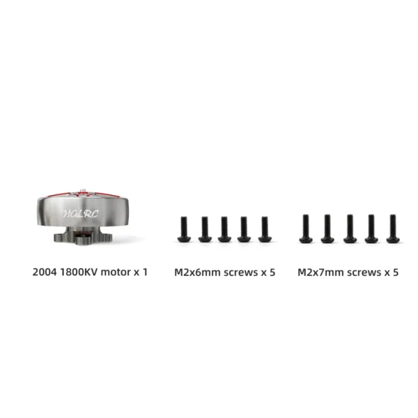 HGLRC SPECTER 2004 1800KV Brushless Motor 4-6S LIPO Ready | 3-5inch Prop Compatible for FPV Freestyle/Cinewhoop/Toothpick Drones 6