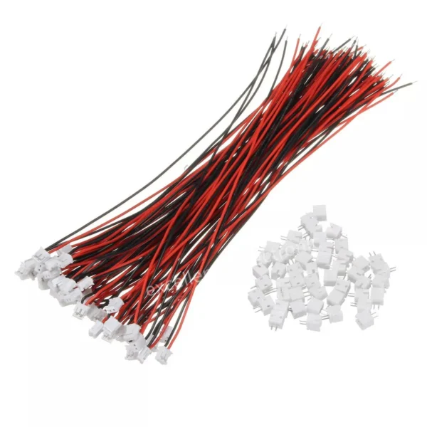 20 SETS Mini Micro ZH 1.5 2-Pin JST Connector with Wires Cable 1