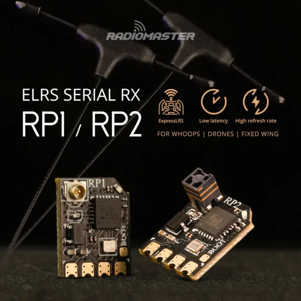 RadioMaster RP1 RP2 V2 2.4ghz ExpressLRS ELRS Nano Receiver T Antenna For TX16S TX12 ZORRO ELRS RC Radio Transmitter 1