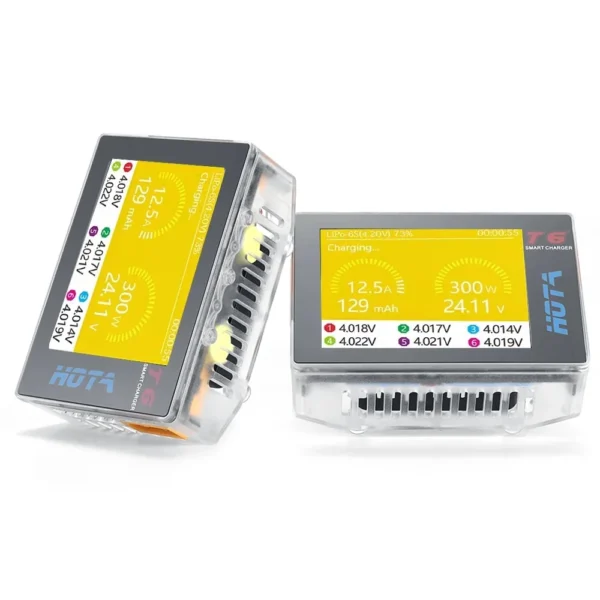 HOTA for T6 DC 300W PD 90W 15A 1-6S Pocket LiPo Battery Charger 1