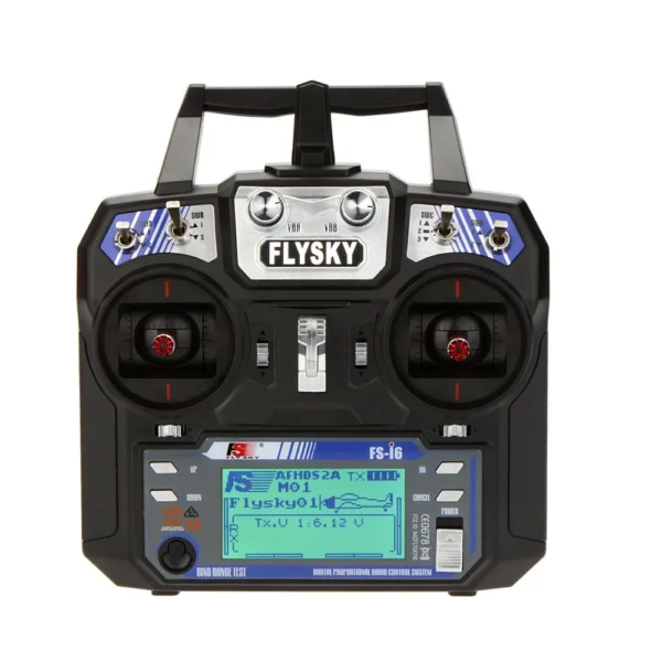 Flysky FS-i6 AFHDS 2A 2.4GHz 6CH Radio System Transmitter for RC Helicopter Glider with FS-iA6 Receiver Mode 2 1