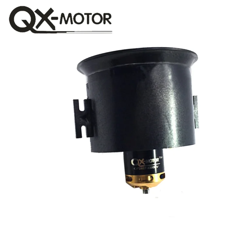 QX-Motor 2827 Brushless 2300KV 3500KV 3800KV Motor 6 Blades 70mm Ducted Fan EDF kit For RC Airplanes 1