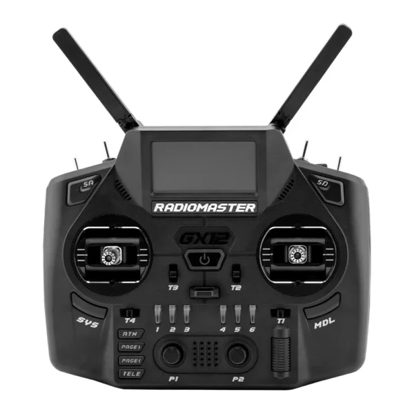 IN Stock Radiomaster GX12 1000HZ 3D Digital CNC Hall Gimbal Dual Band Antenna Gemini XROSSBAND EXpressLRS Radio Controller 1