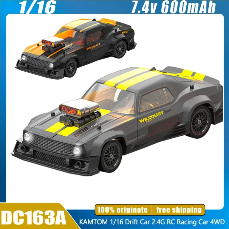 KAMTOM 1/16 Rc Car 2.4G Remote Control Car 50KM/H 4WD Drift Racing Cars Dual Tires with ESP Gyro High Speed Model Toy Car Gift 1