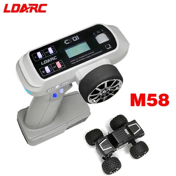 LDARC M58 RTR 2.4GHz 1/58 MINI Mirco RC Electric Remote Control Model Car Adult Children's Tabletop Toys 1