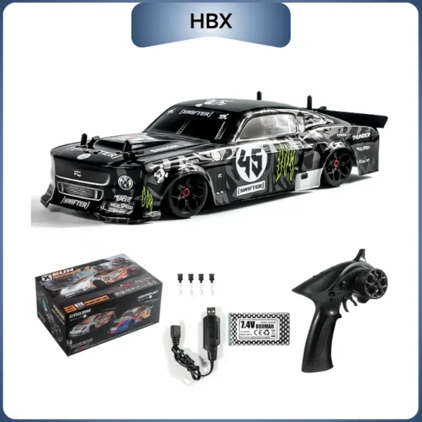 HBX 2192 2193 2195 1/18 Electric 4WD Drift Racing Car, Full Set Remote Control Toy Vehicle with Controller 1