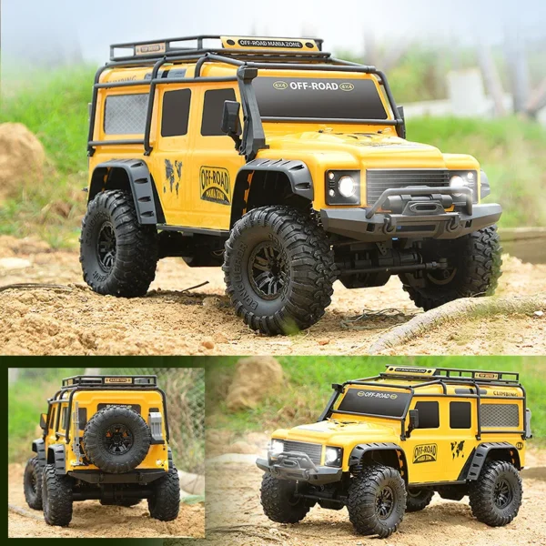 HB ZP1005/ZP1007 Remote Control Car 2.4G 4WD Rc Car All-terrain 15km/h 1:10 Off-road Monster Truck Toy For Boys Kids Gift 1