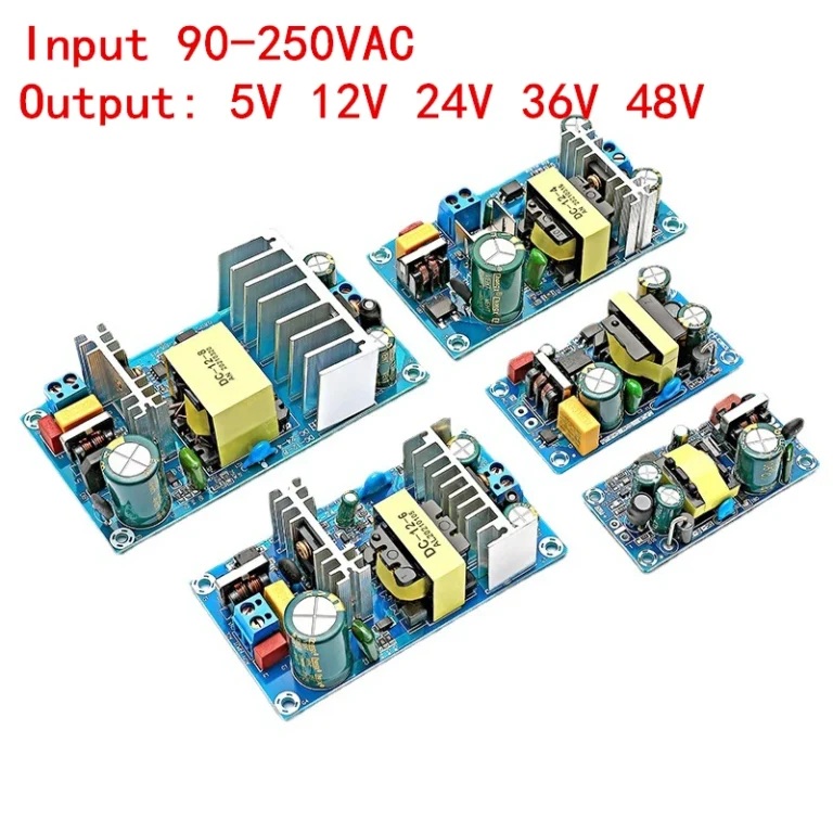 AC100-240V Switching Power Supply Module AC-DC 5V 12V 24V 36V 48V  1A 2A 4A 3A  6A 7A 8A 9A 12.5A Industrial Bare Board 1
