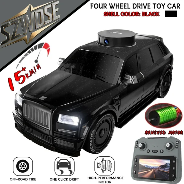 911S RC Car - 4K HD Camera 4WD 4.3-inch Screen Camera Lifting Design LED Lighting Drift HD Video Kids RC Car for Adults and Kids 1