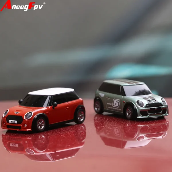 Turbo Racing 1:76 RC Colorful Car Mini Full Proportional With Remote Electric RTR Kit Control Toys For Kids and Adults 1