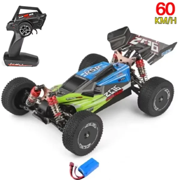 WLtoys 144001 60KM/H 2.4G RC Car A959-B 70KM/H Bezszczotkowy 4WD Elektryczny, szybki pilot Drift Zabawki dla dzieci Wyścigi 1
