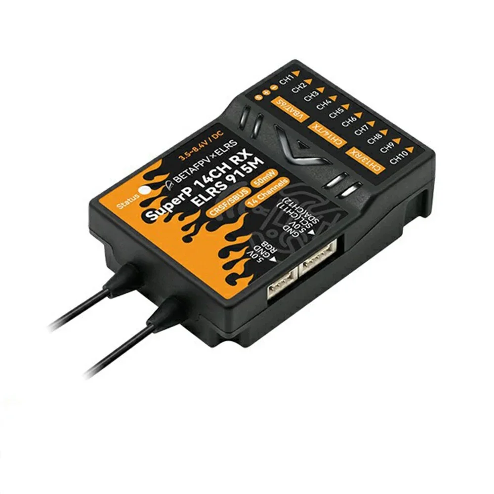 BETAFPV SuperP 2.4Ghz ELRS PWM Diversity Receiver with Dual Antenna Dual Reception For RC Airplane Cars Boats Drones - Image 5