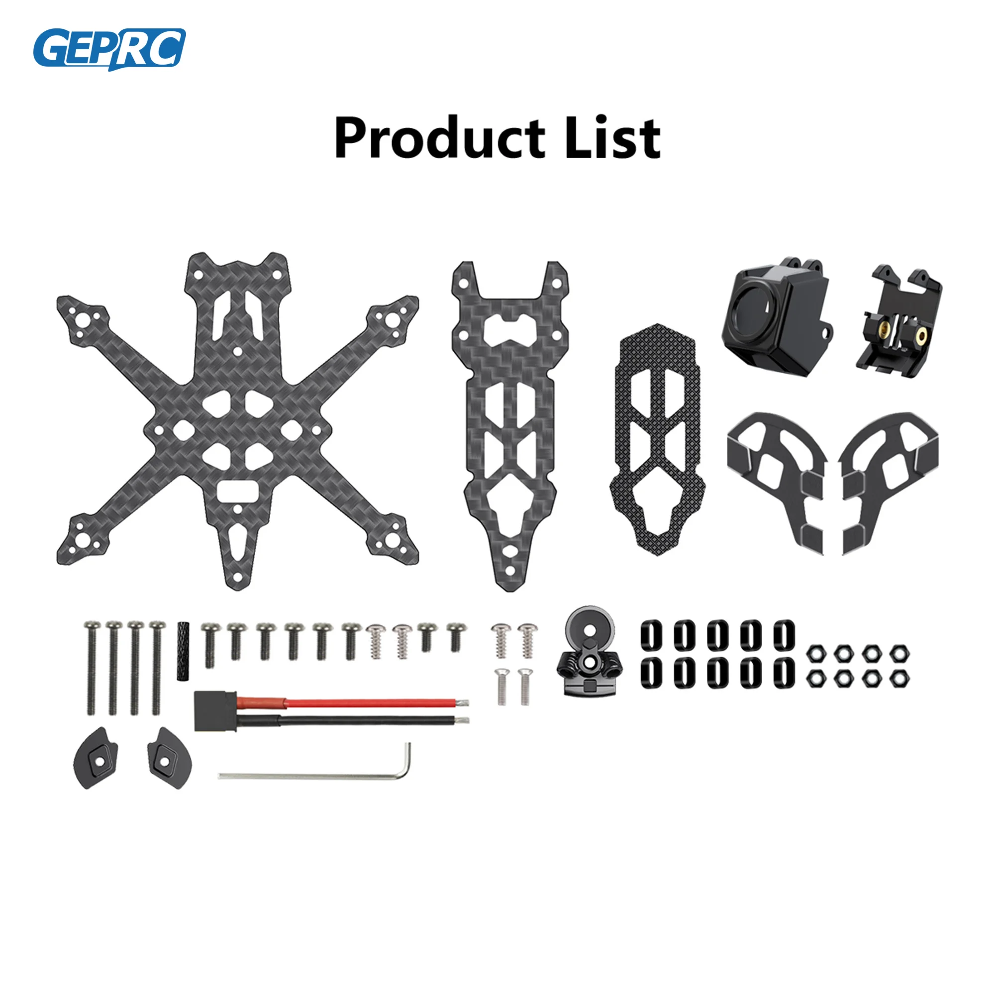 GEPRC GEP-TC18 O4 Frame Kits Suitable T-Cube18 Drone Carbon Fiber Frame DIY RC FPV Quadcopter Drone Accessories Parts - Image 6