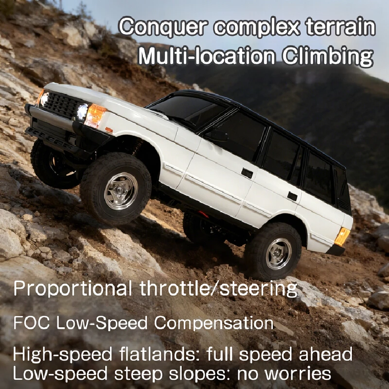 LD18401PRO Rc Car 1:18 4WD Brushless Remote Control Car Rc Climbing Off-road Vehicle Model Children's Birthday Toys LDRC New - Image 4