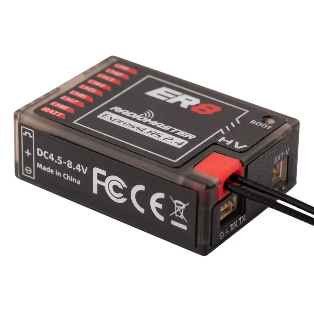 Radiomaster PWM Receiver ER4 4CH/ER6 ER6G ER6GV 2.4G 6CH/ER8 ER8G ER8GV 8CH CRSF ExpressLRS 2.4Ghz 100mw for RC Model - Image 4