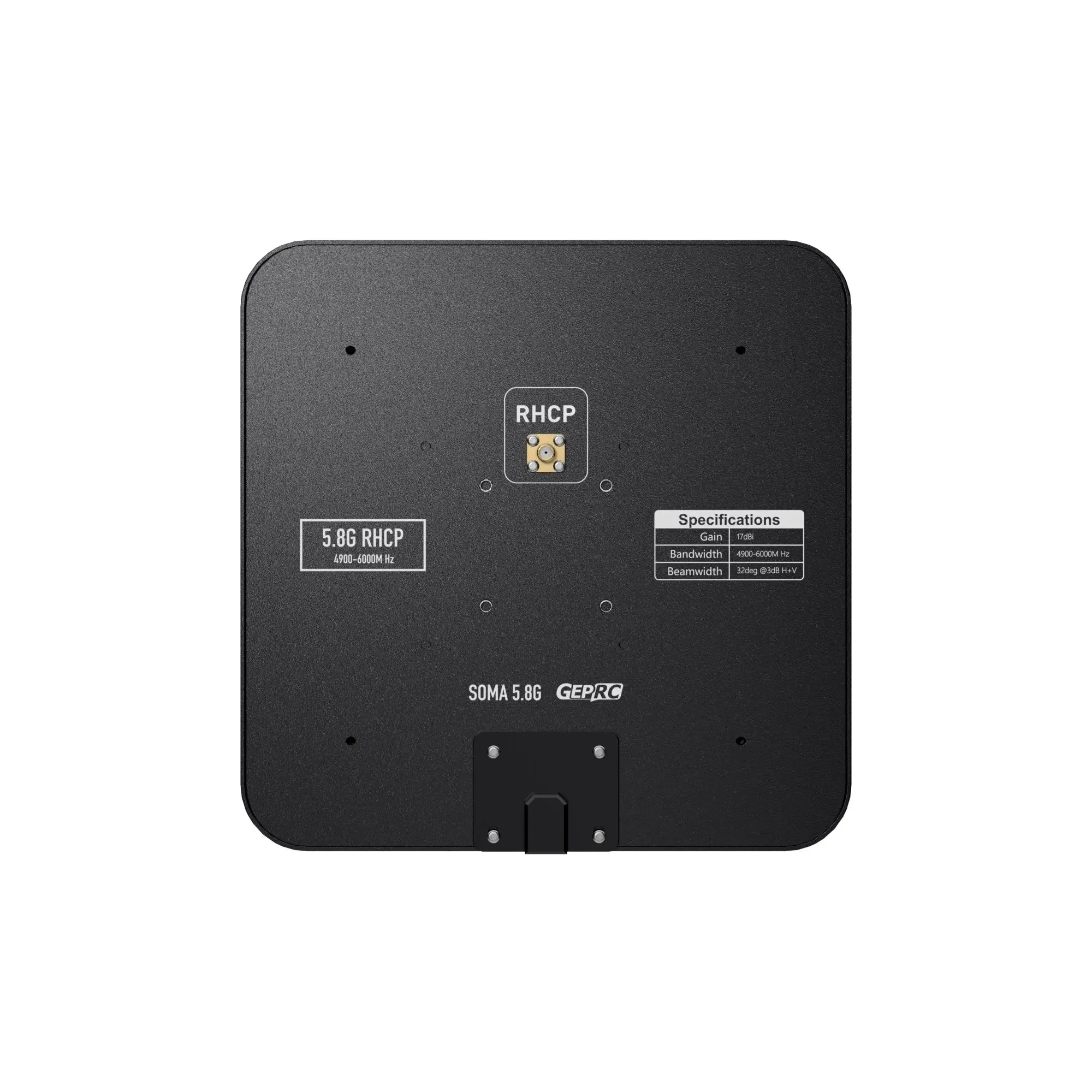 GEPRC SOMA 5.8G Directional Patch Antenna (RHCP) – 17dBi High Gain, 4.9-6GHz Band | SMA Connector for Long-Range FPV Drones - Image 4