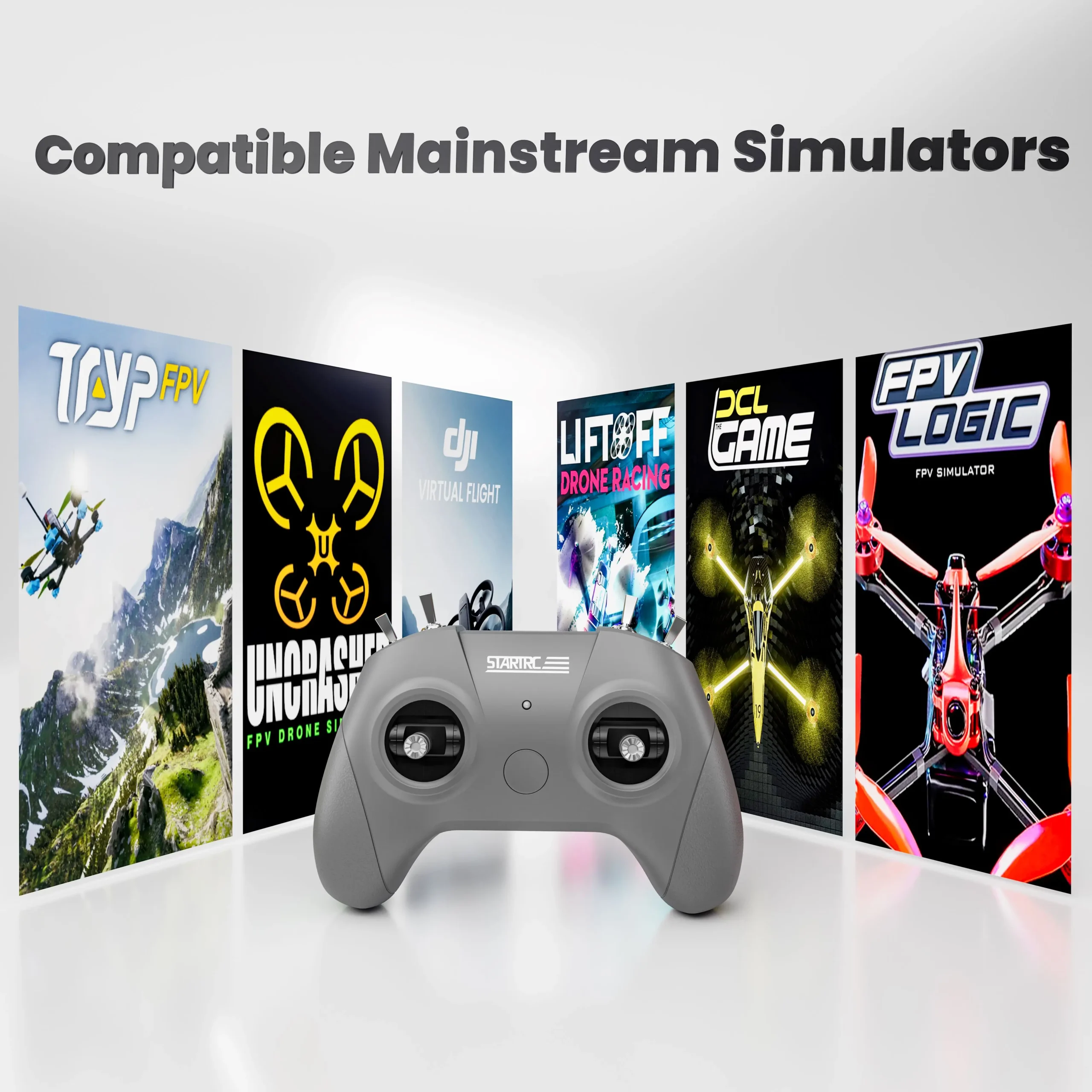 STARTRC S8 V3 FPV Drone Simulator Remote Control Handle 4 Mode For DJI Liftoff SkyDive RC Flight Simulator Training Controller - Image 2