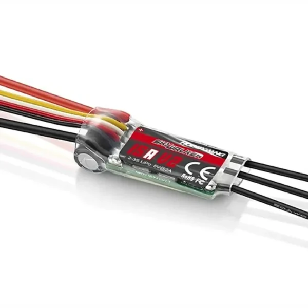 Contrôleur ESC Evarbuild 10A Avec UBEC – Pour Avion RC, Support Batterie LiPo/NiMH, Régulation Linéaire, Protections