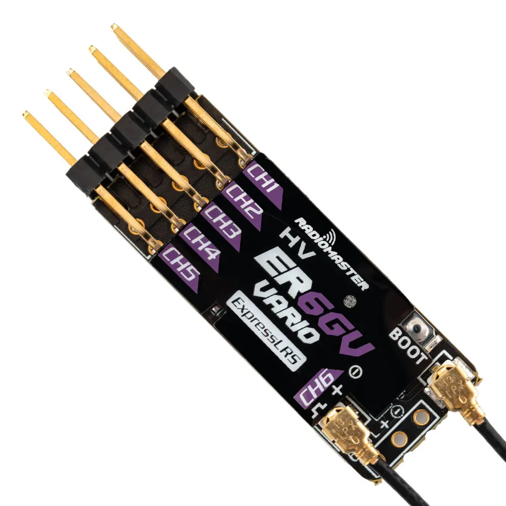 Radiomaster PWM Receiver ER4 4CH/ER6 ER6G ER6GV 2.4G 6CH/ER8 ER8G ER8GV 8CH CRSF ExpressLRS 2.4Ghz 100mw for RC Model - Image 5