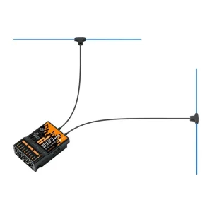 BETAFPV SuperP 2.4Ghz ELRS PWM Diversity Receiver with Dual Antenna Dual Reception For RC Airplane Cars Boats Drones