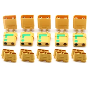 5 pair Amass XT90S Plug Male Female Connector Anti Spark Bullet XT90S Plug Connector For RC Lipo Battery