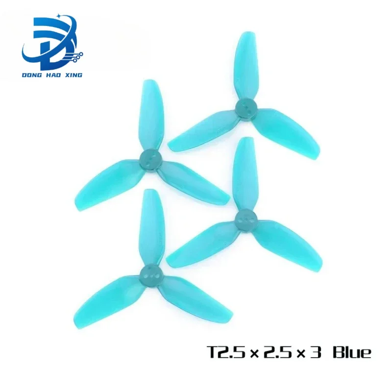 10Pairs for HQPROP T2.5X2.5X3 2525 3-Piece PC Propeller for RC FPV Free Type 2.5-inch Cinematic Loop Pipeline UAV Components