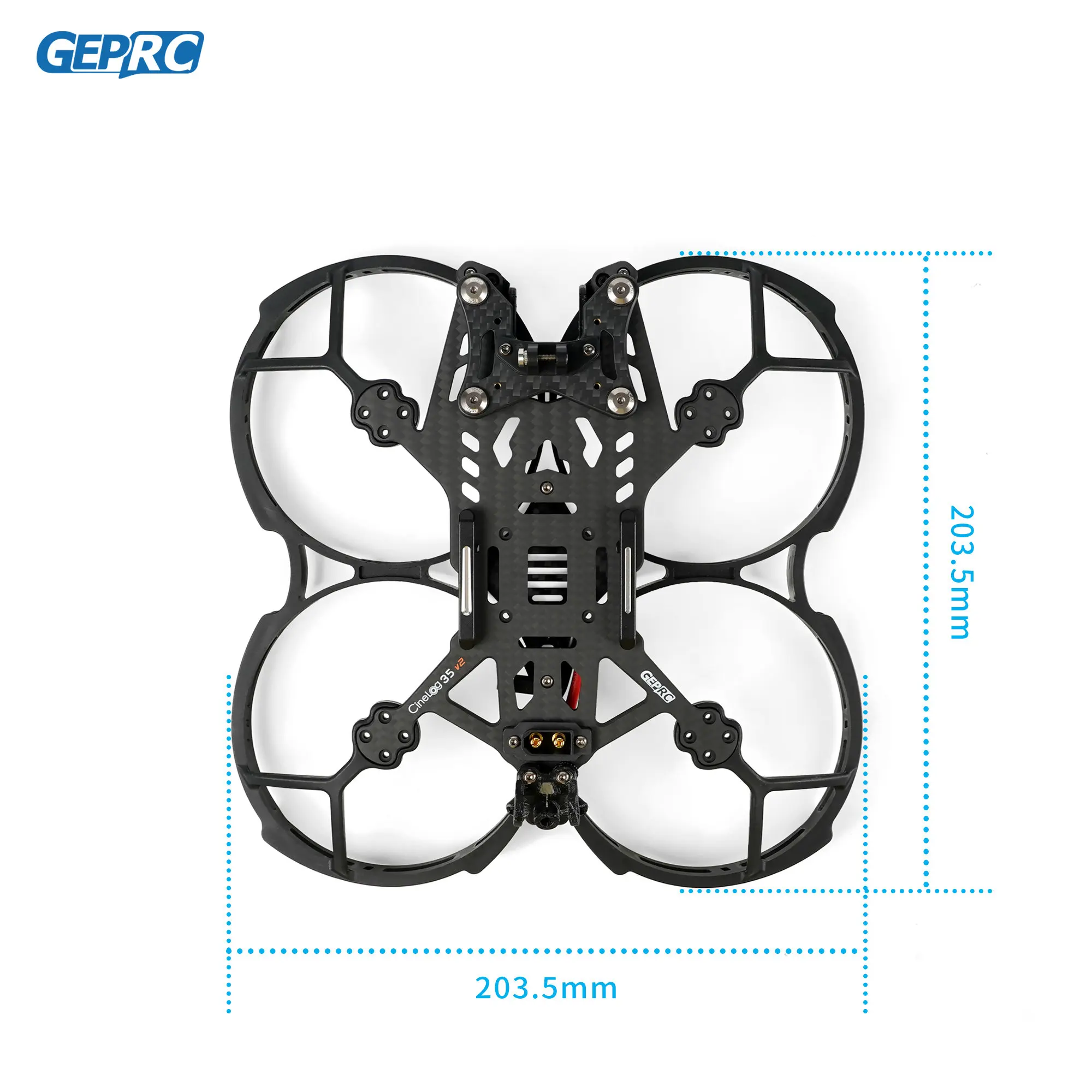 GEPRC GEP-CL35 V2 Frame Kits Suitable for CineLog35 V2 Drone Carbon Fiber Frame DIY RC FPV Quadcopter Drone Accessories Parts - Image 3