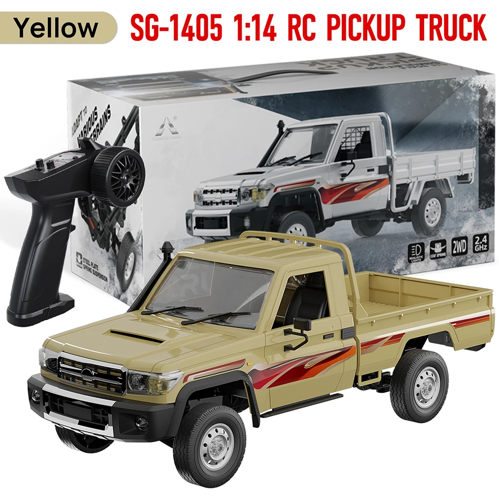 9IMOD 1/14 RC Pickup Truck 50M Rear Straight Axle Drive RC Model Car Adult Kids Toys - Image 3
